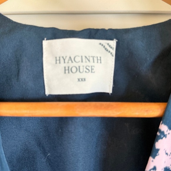 Hyacinth House Floral Print Dress V-Neck Cinched Waist Sleeveless Size XXS - Picture 3 of 3